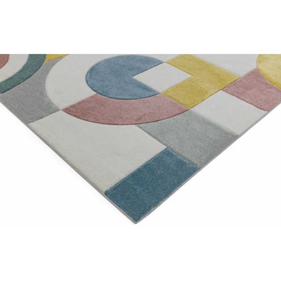 Asiatic London Easy Living Sketch Rug - SK08 Retro Multicolour