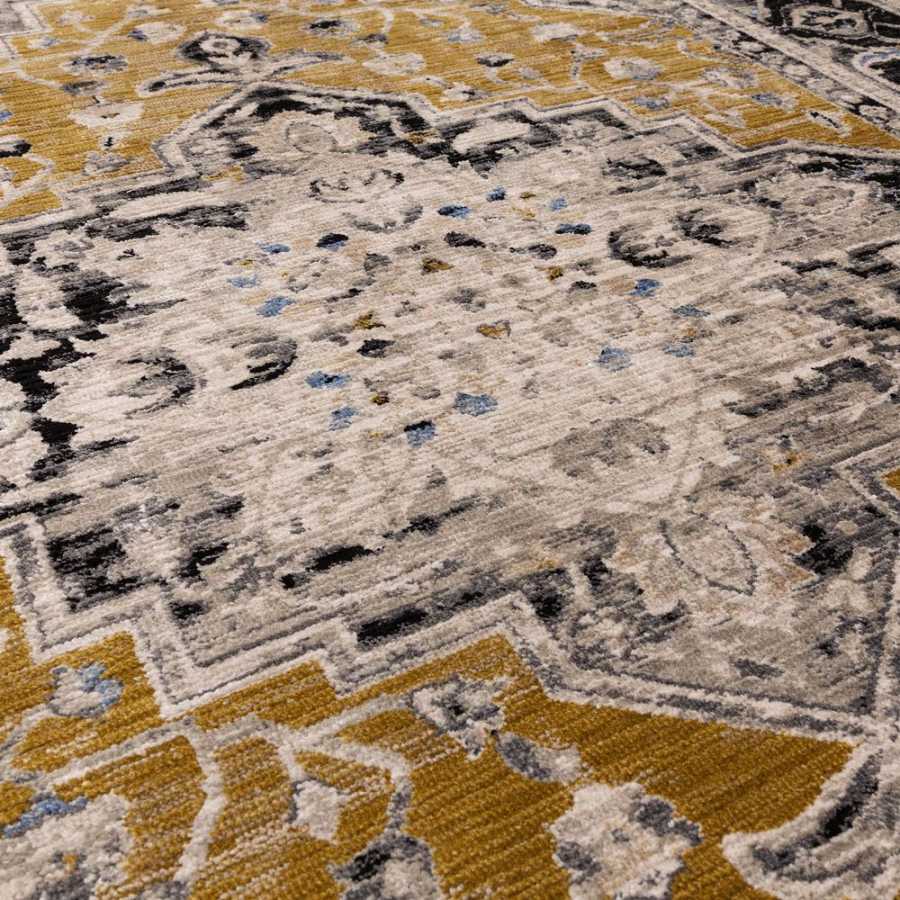 Asiatic London Classic Heritage Sovereign Rug - Gold Medallion