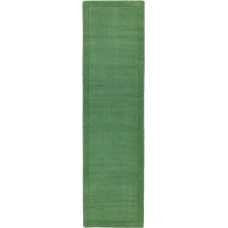 Asiatic Contemporary Plain York Runner Rug - Forest Green