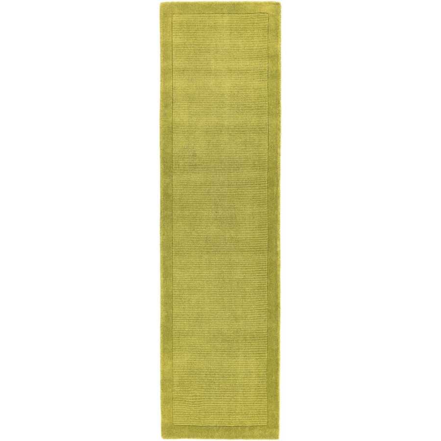 Asiatic London Contemporary Plain York Runner Rug - Green