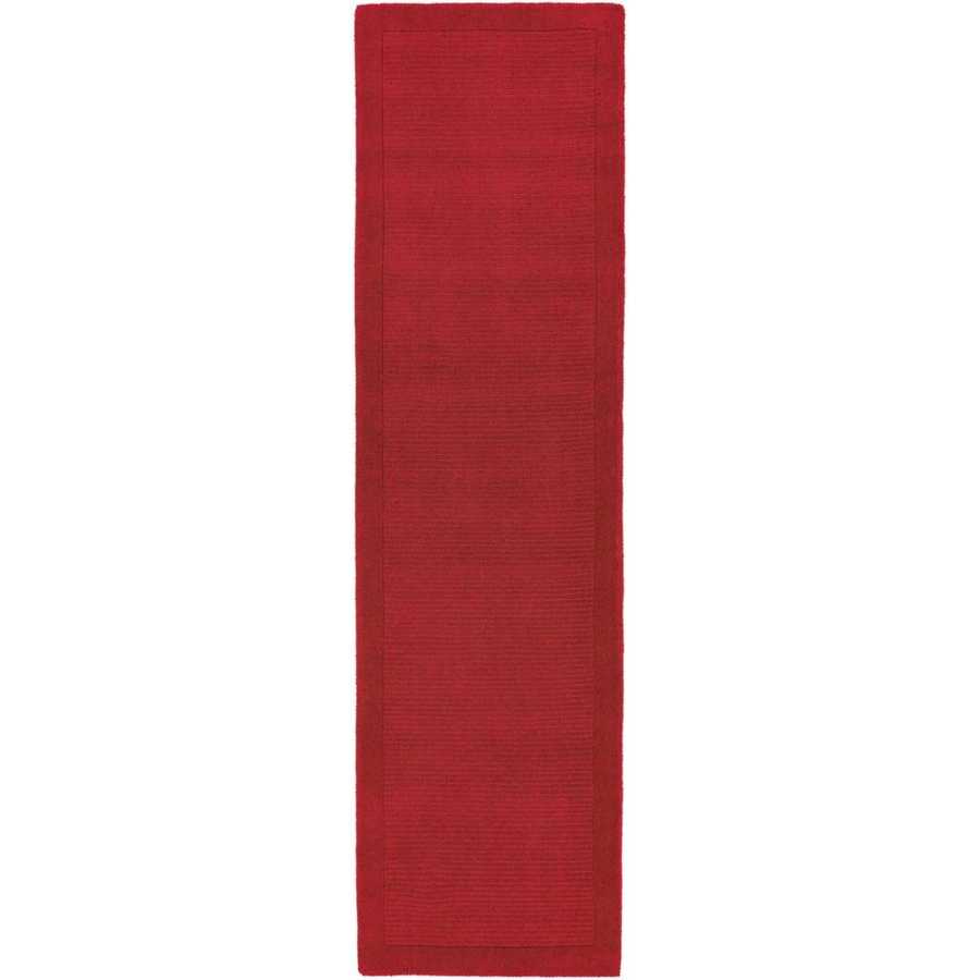 Asiatic London Contemporary Plain York Runner Rug - Poppy