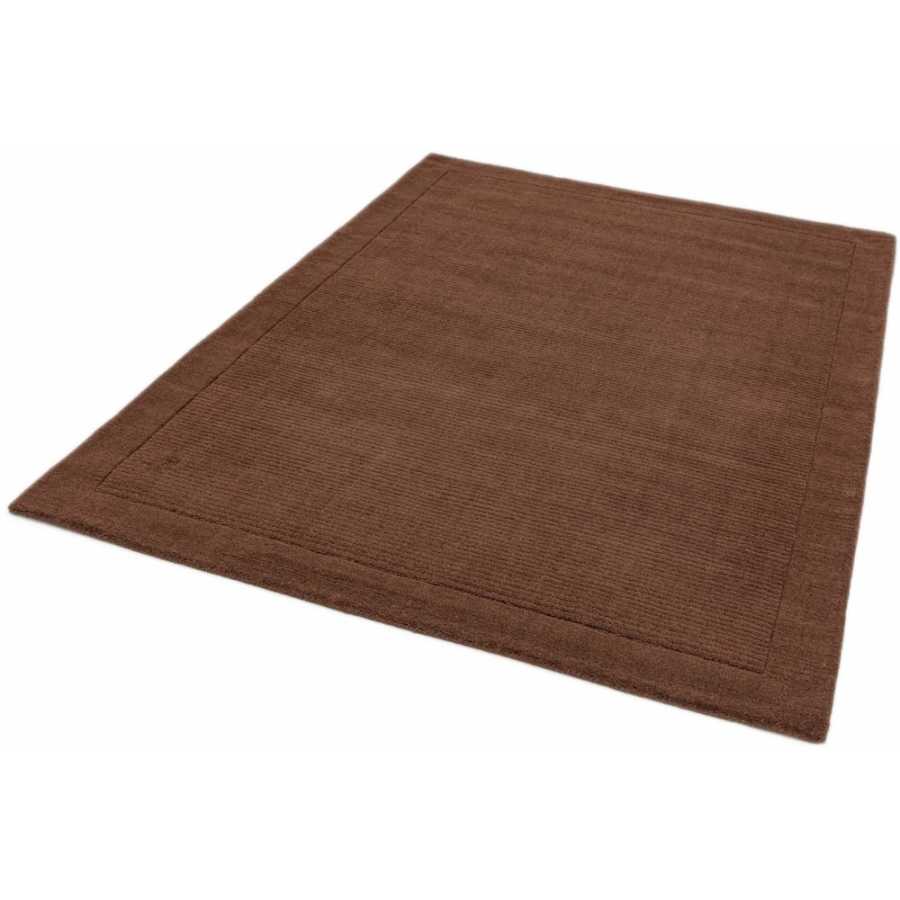 Asiatic London Contemporary Plain York Rug - Chocolate