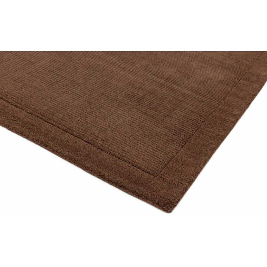 Asiatic London Contemporary Plain York Rug - Chocolate