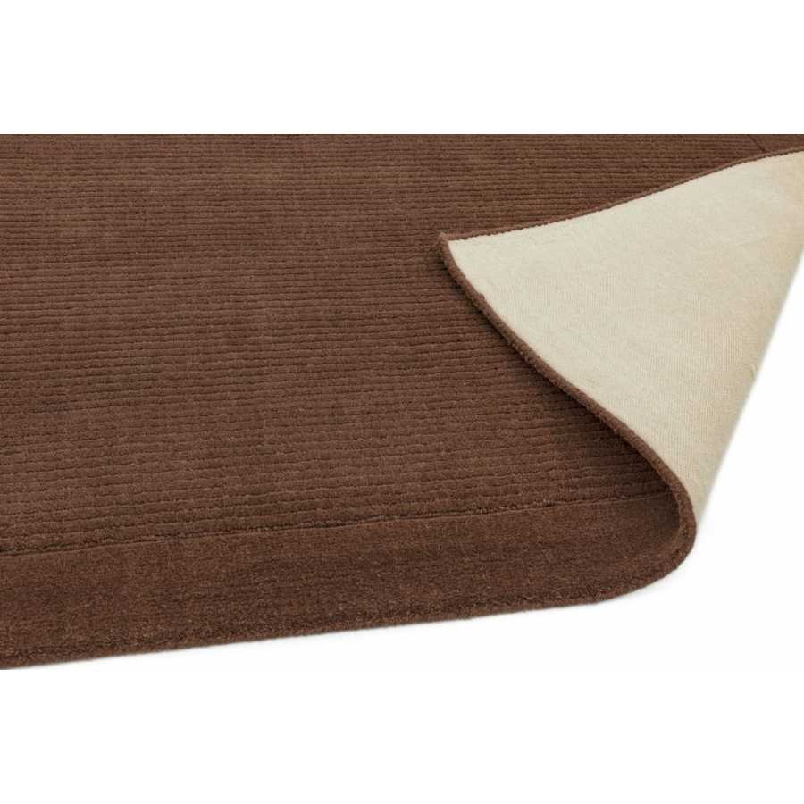 Asiatic London Contemporary Plain York Rug - Chocolate