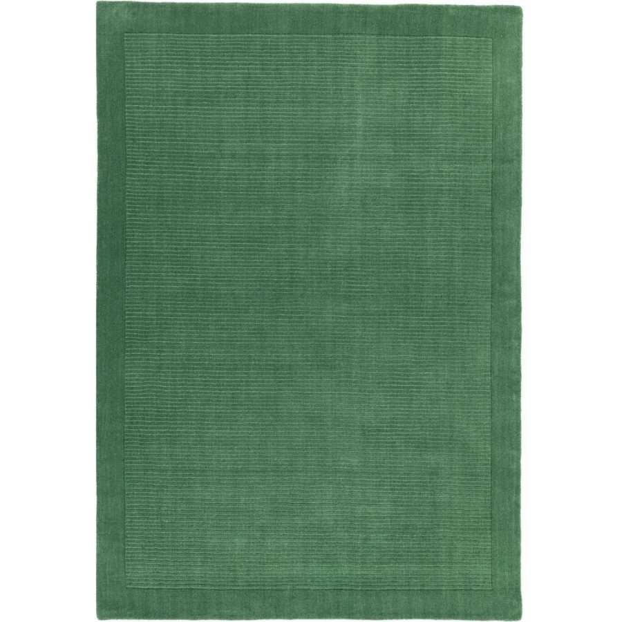 Asiatic London Contemporary Plain York Rug - Forest Green