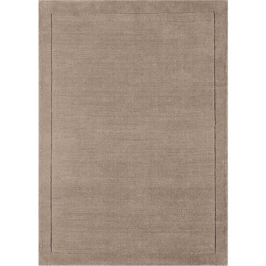 Asiatic London Contemporary Plain York Rug - Taupe