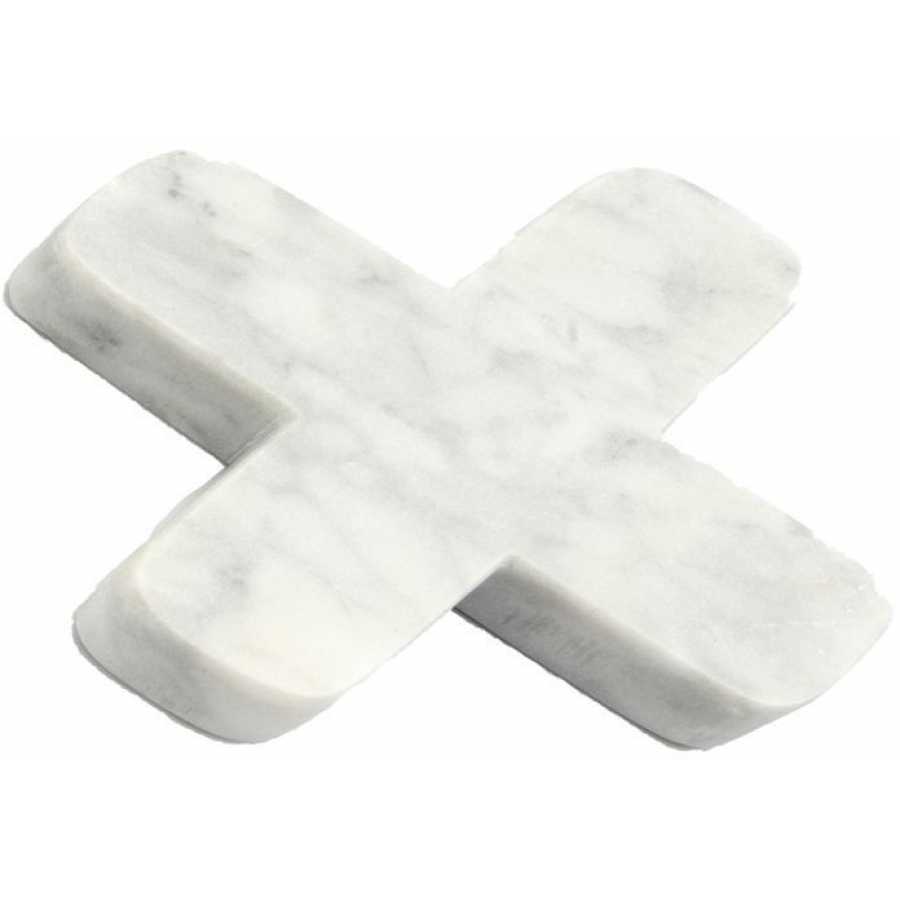 Bazar Bizar Marble Coaster - White