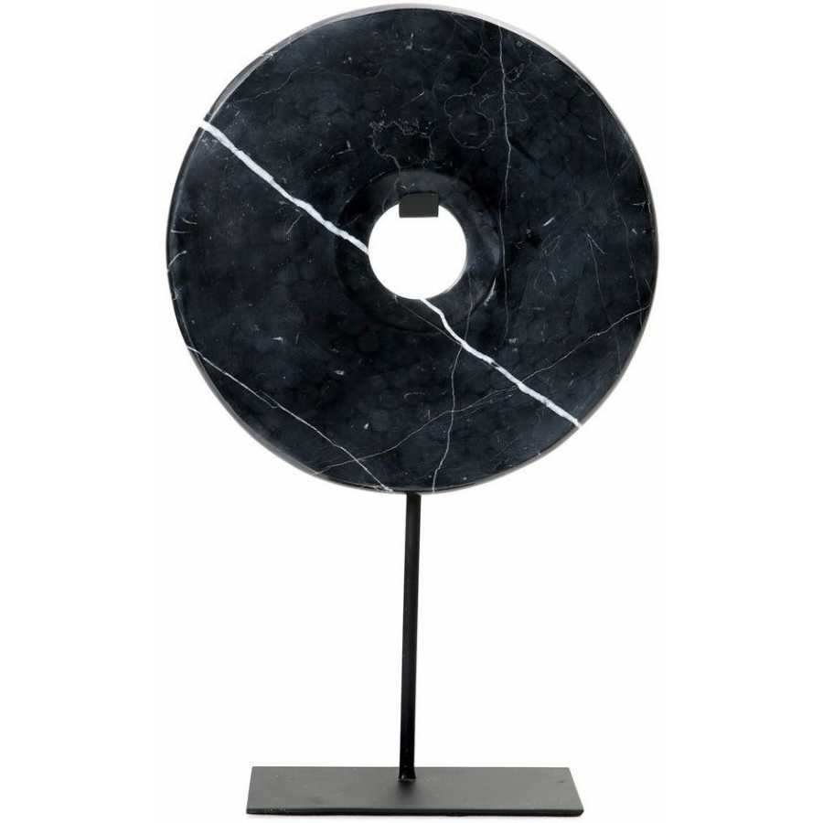 Bazar Bizar Marble Ornament - Black - Large