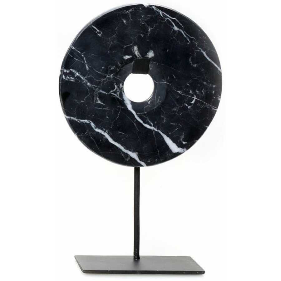 Bazar Bizar Marble Ornament - Black - Medium