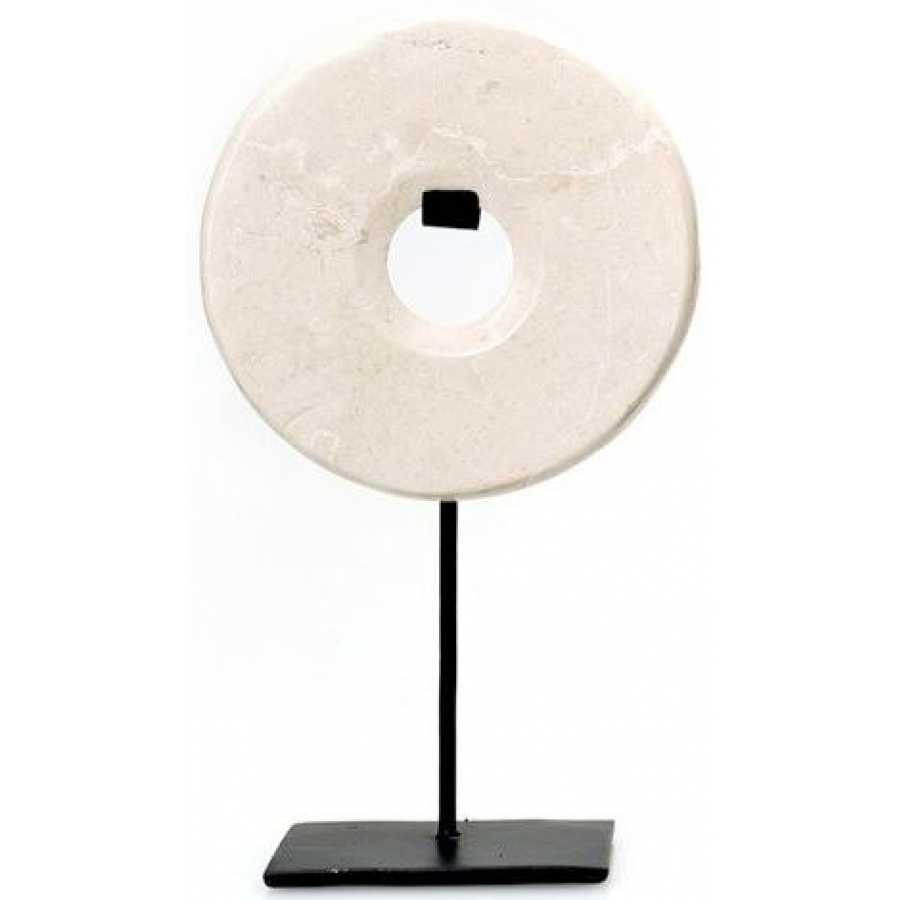 Bazar Bizar Marble Ornament - White