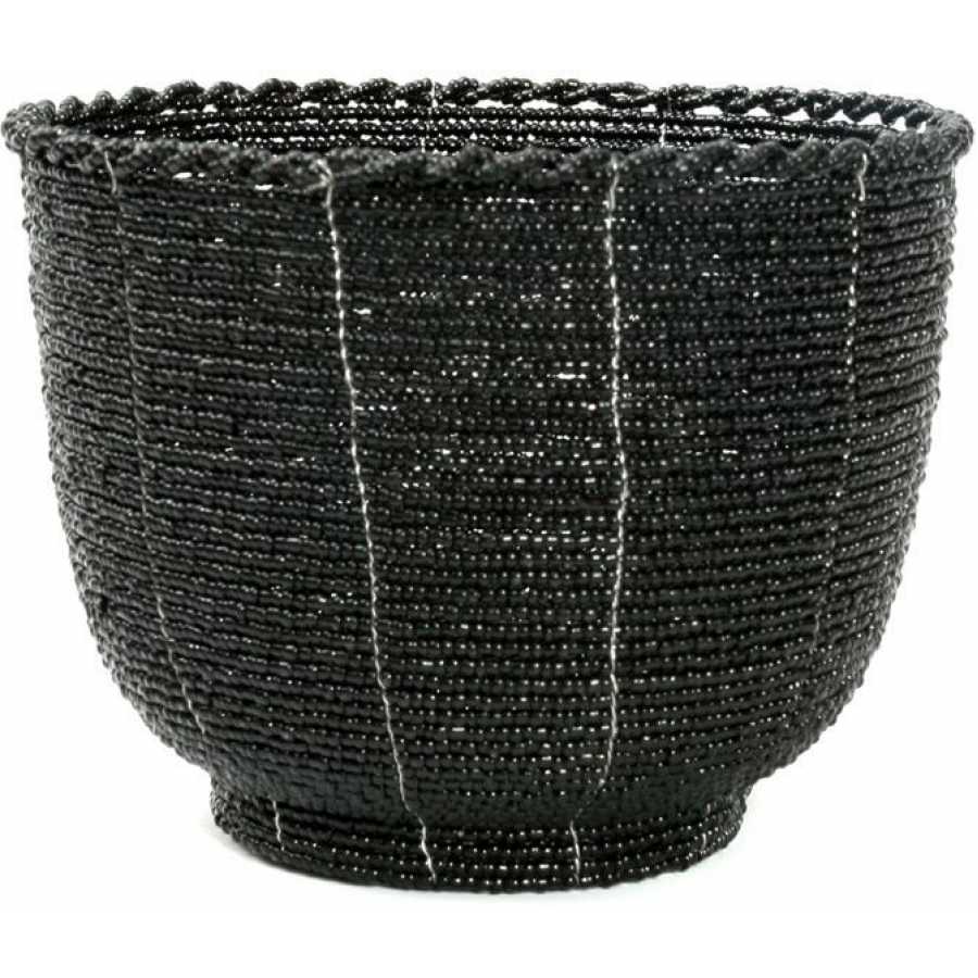 Bazar Bizar Beaded Twist Deco Bowl - Black