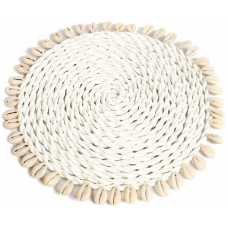 Bazar Bizar Seagrass Trivet - White