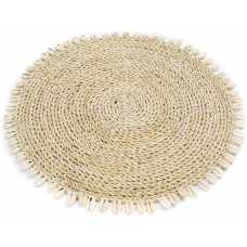 Bazar Bizar Seagrass Shell Placemat - Natural