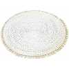 Bazar Bizar Seagrass Shell Placemat - White