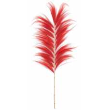 Bazar Bizar Stunning Leaf Artificial Flowers - Set of 6 - Red