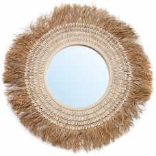 Bazar Bizar Raffia Wall Mirror