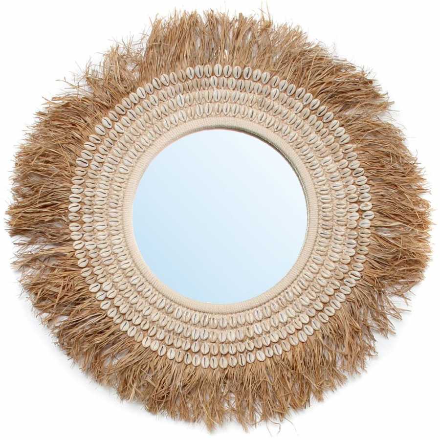 Bazar Bizar Raffia Wall Mirror