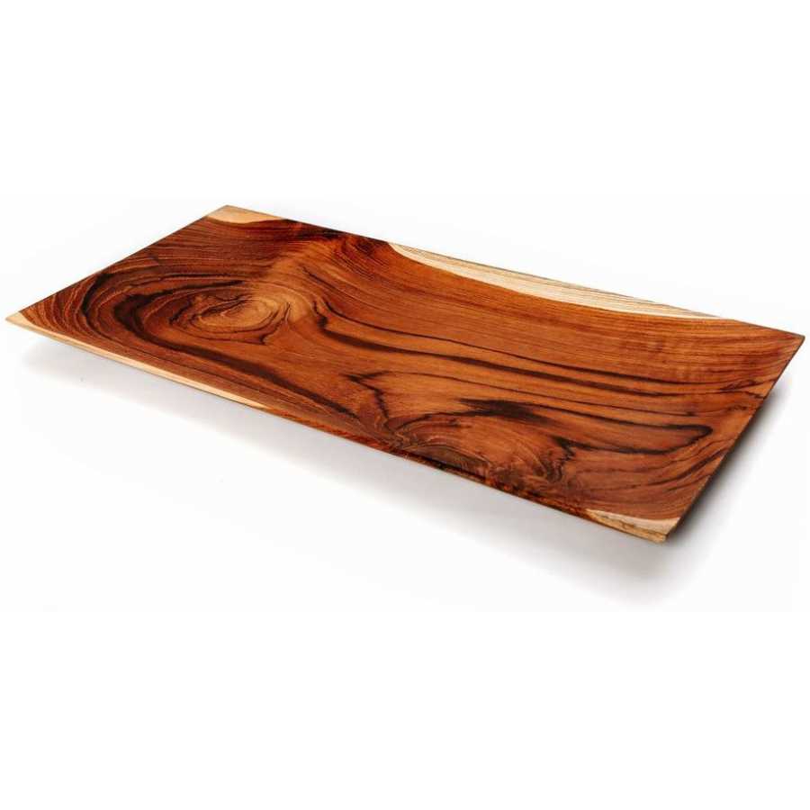 Bazar Bizar Teak Root Sushi Serving Plate - Large