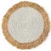 Bazar Bizar Seagrass Placemat - White & Natural