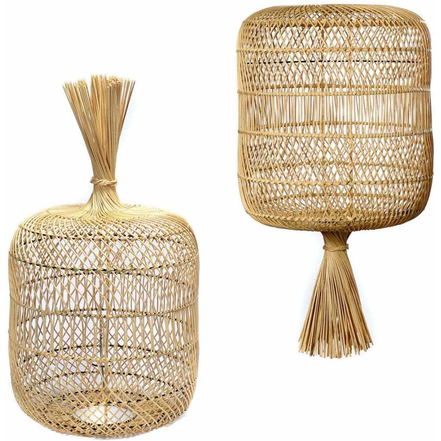 Bazar Bizar Dumpling Lamp Shade - Height: 70cm x Width: 40cm x Depth: 40cm