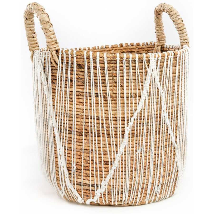 Bazar Bizar Macrame Straight Basket - Large