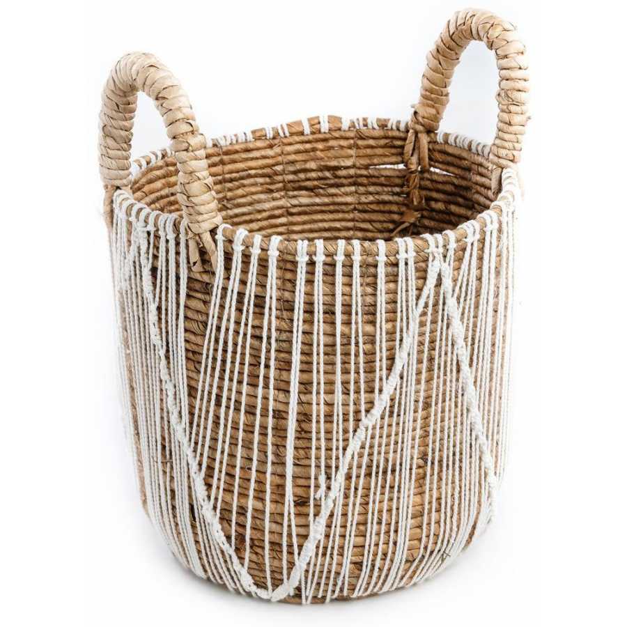 Bazar Bizar Macrame Straight Basket - Medium