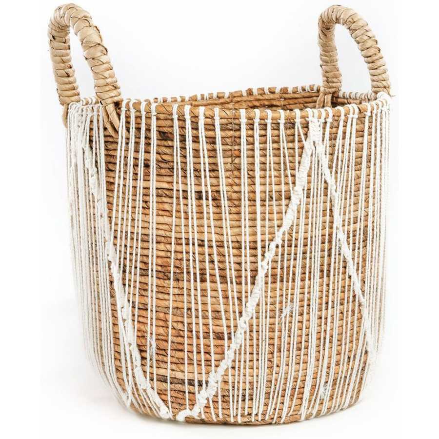 Bazar Bizar Macrame Straight Basket - Small