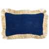 Bazar Bizar Saint Tropez Rectangular Cushion Cover - Blue & Natural