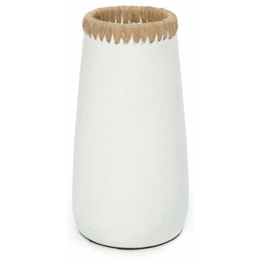 Bazar Bizar Sneaky Vase - White & Natural - Medium