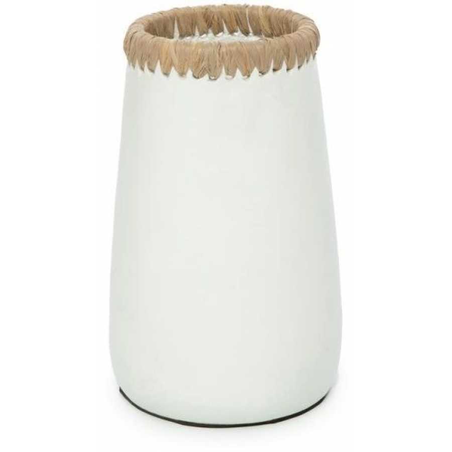 Bazar Bizar Sneaky Vase - White & Natural - Small