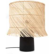 Bazar Bizar Rattan Table Lamp - Natural & Black