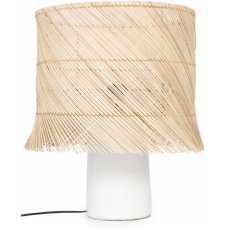 Bazar Bizar Rattan Table Lamp - Natural & White