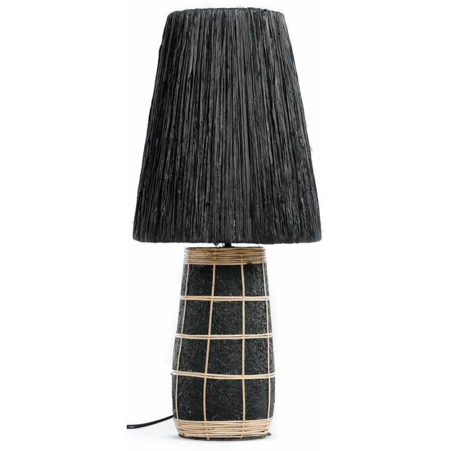 Bazar Bizar Naxos Table Lamp - Black & Natural