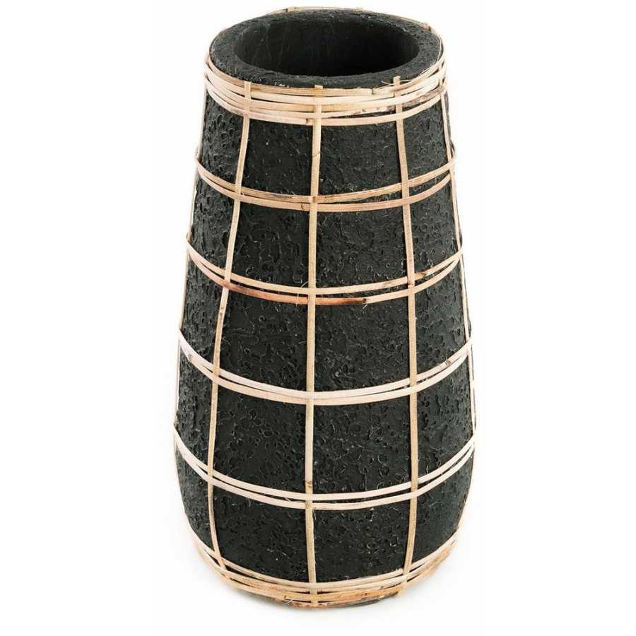 Bazar Bizar Cutie Vase - Black & Natural - Large