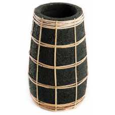 Bazar Bizar Cutie Vase - Black & Natural