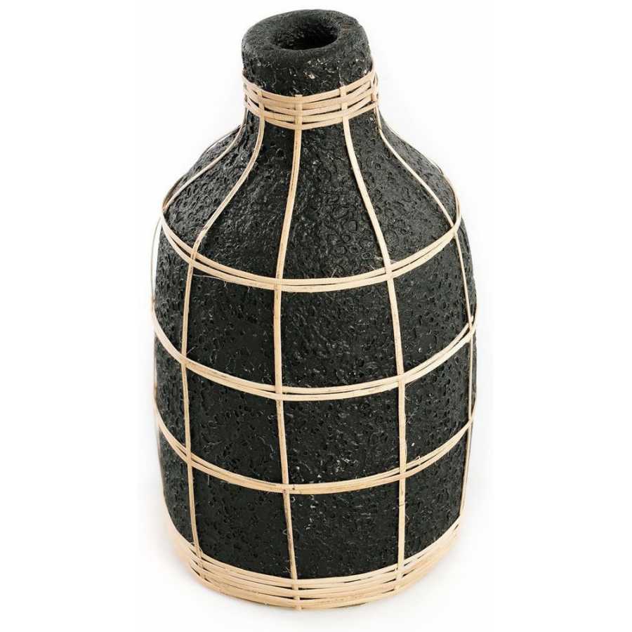 Bazar Bizar Whoopy Vase - Black & Natural - Large