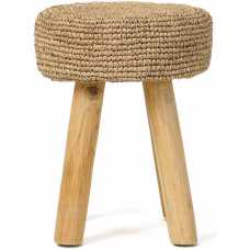 Bazar Bizar Raffia Low Stool