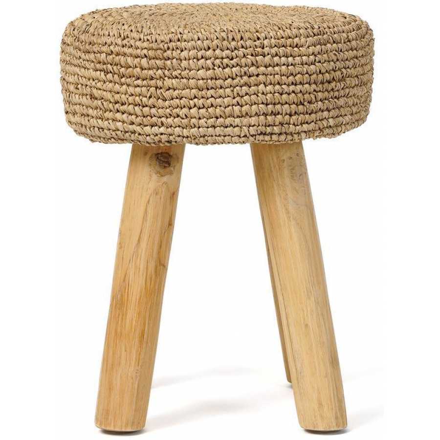 Bazar Bizar Raffia Low Stool