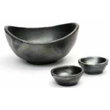 Bazar Bizar Burned Curved Bowls - Set of 3