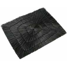 Bazar Bizar Alang Rectangular Placemat - Black