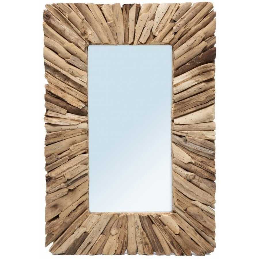 Bazar Bizar Driftwood Rectangular Wall Mirror