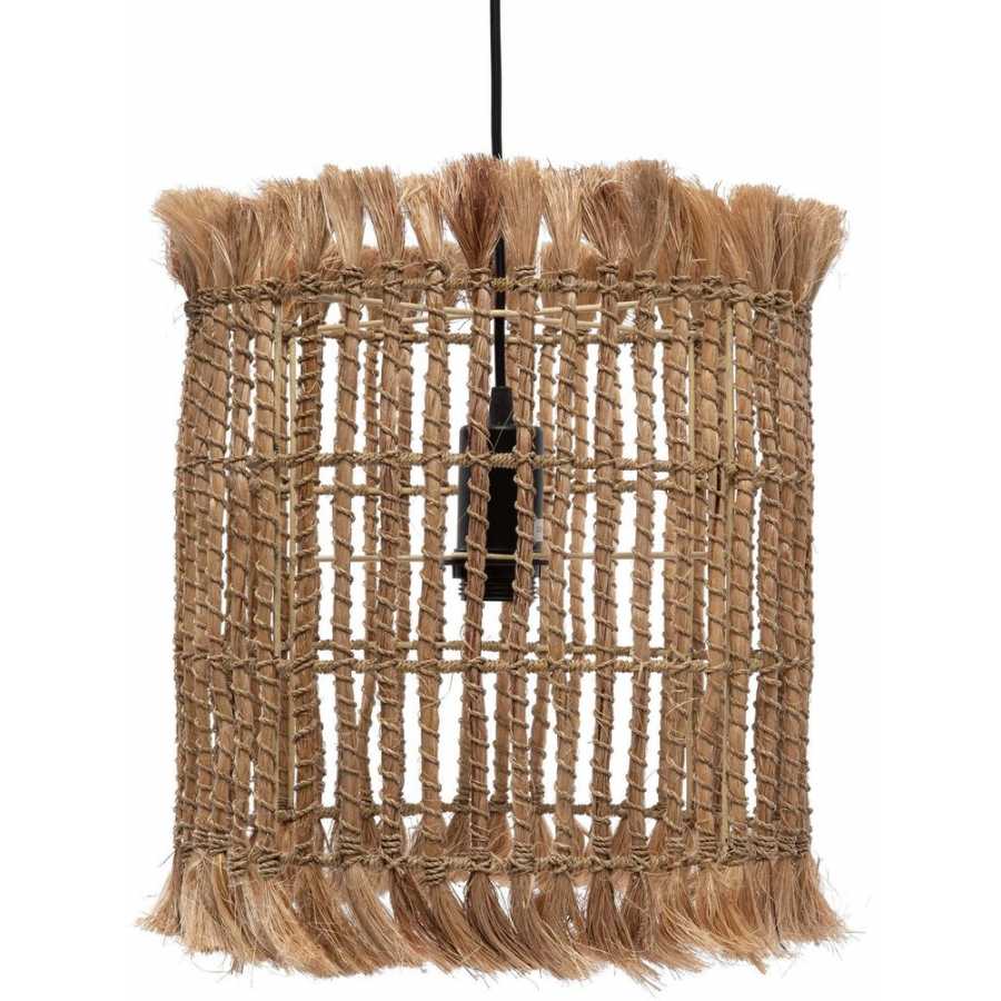 Bazar Bizar Abaca Cylinder Pendant Light