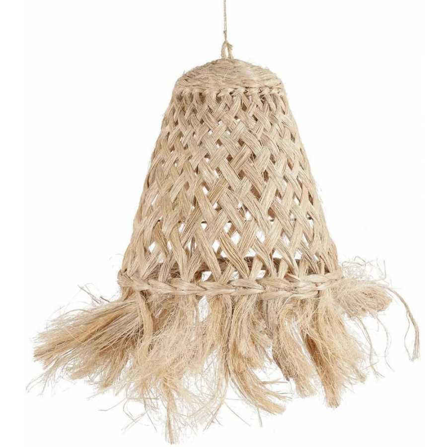 Bazar Bizar Abaca Lamp Shade - Height: 130cm x Width: 50cm x Depth: 50cm