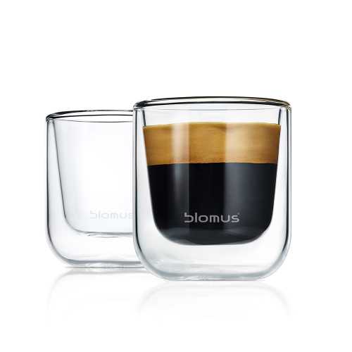 Blomus Nero Thermo Espresso Glasses - Set of 2