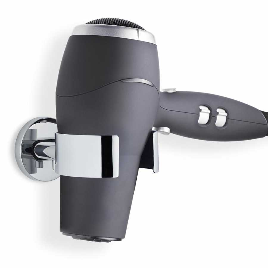 Blomus Areo Hairdryer Holder - Polished Stainless Steel