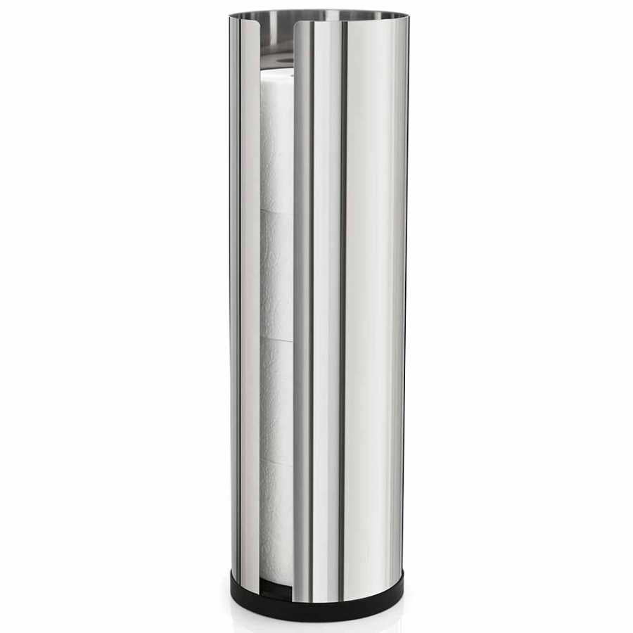 Blomus NEXIO 4 Roll Toilet Roll Storage  - Polished Stainless Steel