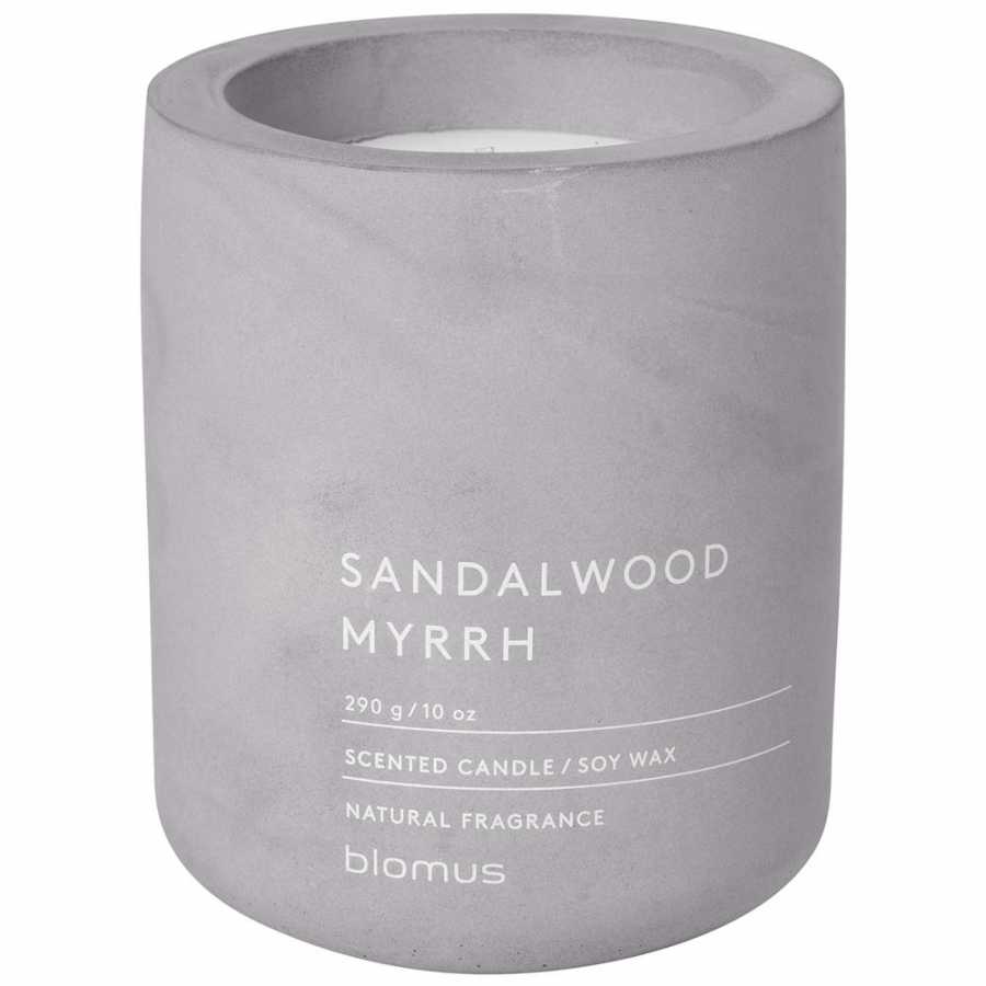 Blomus Fraga Scented Candle - Sandalwood Myrrh - Large