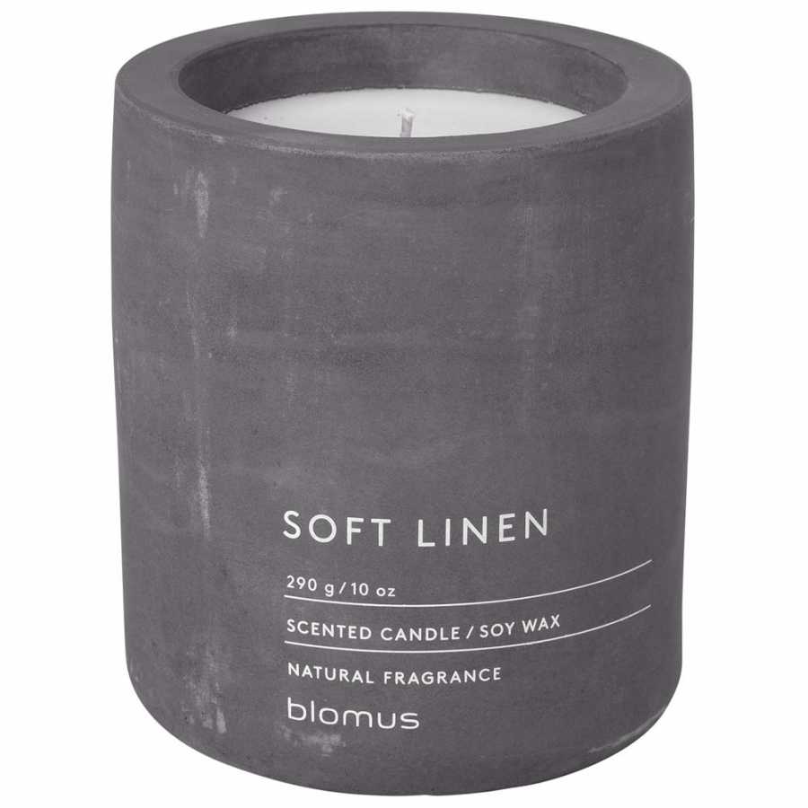 Blomus Fraga Scented Candle - Soft Linen - Large
