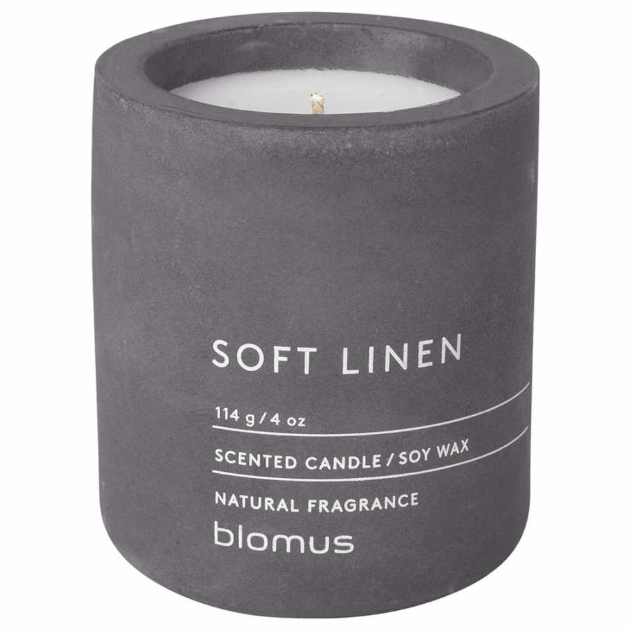 Blomus Fraga Scented Candle - Soft Linen - Medium