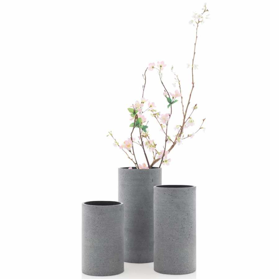 Blomus Coluna Vase - Dark Grey